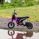 preview thumbnail 8 of 32, 24V Teen Electric Motorcycle with Manual Throttle, Music, Horn, Pneumatic Wheels, 6.2-14.9 mph Speed, for Ages 13+