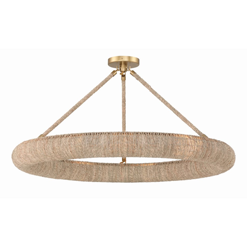 Crystorama Lighting Group OAK-7538_CEILING Oakley 8 Light 32" Wide LED