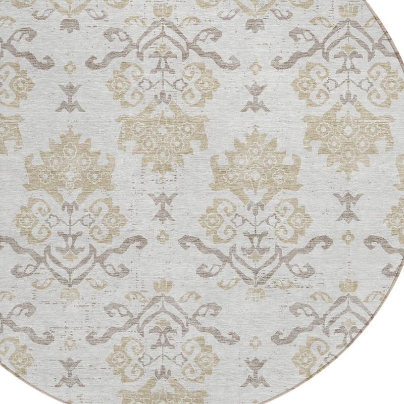 HomeRoots Oriental Transitional Rectangle Outdoor Rug