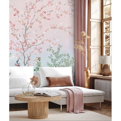 Blossom Pastel Garden Wallpaper Mural