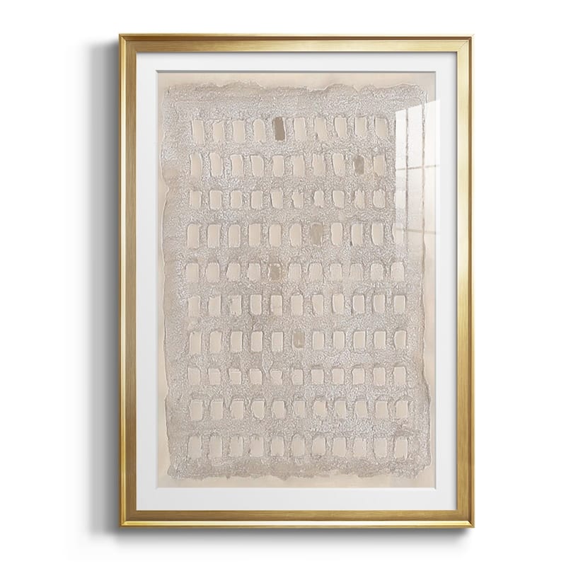 Pearl Punch Card I Premium Framed Print - Ready to Hang