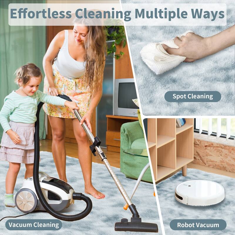 Silk and Wool Tie-Dyed Carpet, a Collision of Softness and Art - 5' x 8'