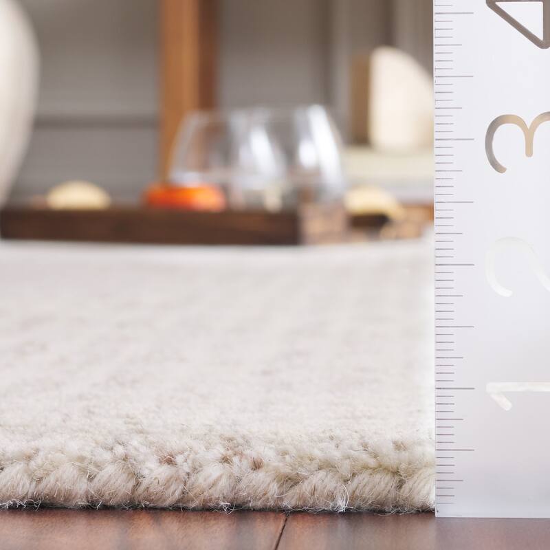 SAFAVIEH Handmade Ebony Roselies Modern & Contemporary Wool Rug