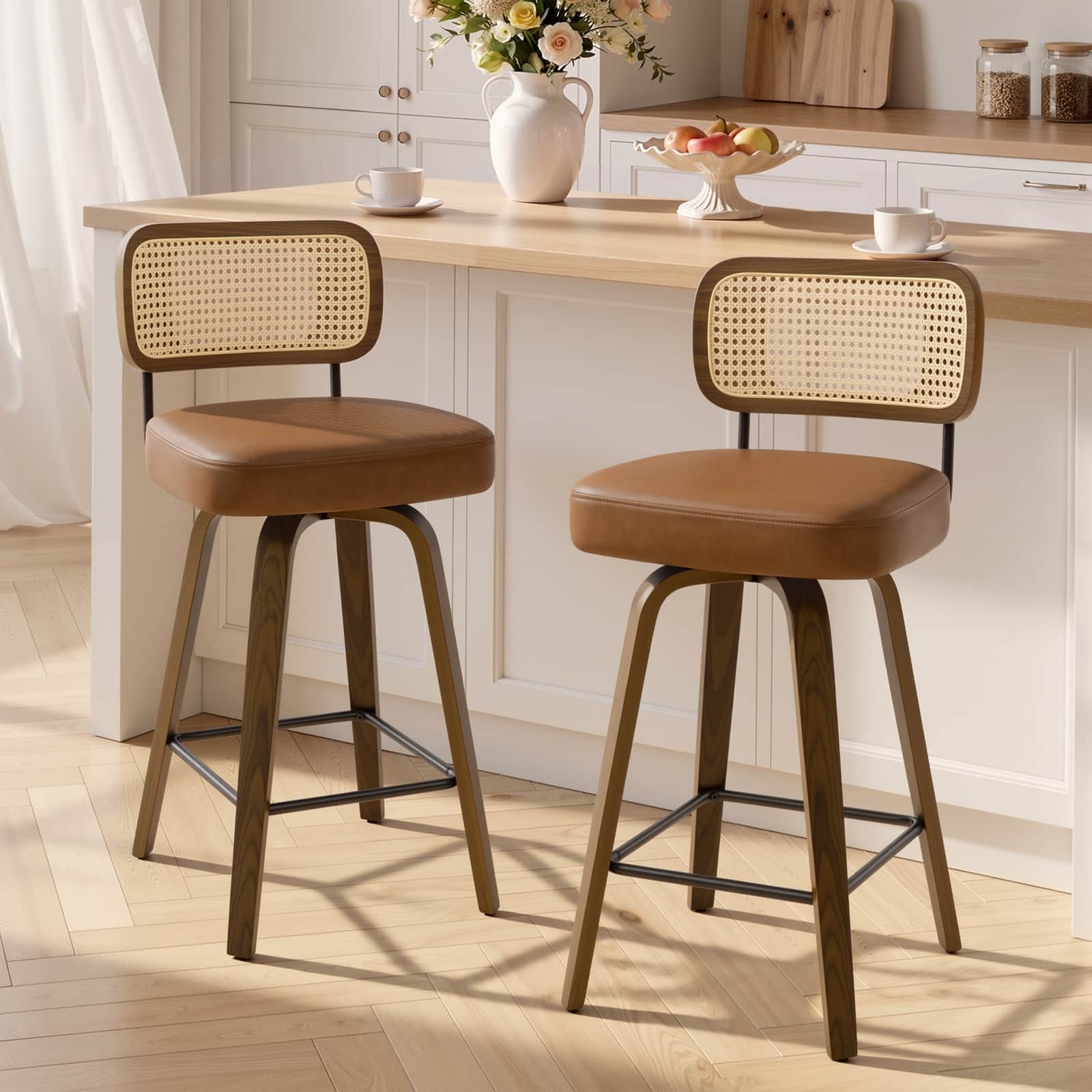 Option Brown-Rattan Back