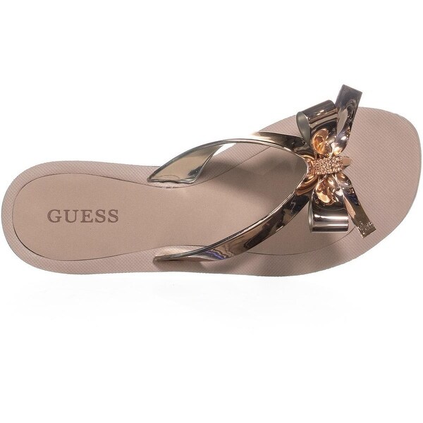 guess thong sandals