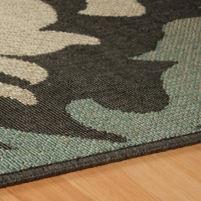 Superior Lowell Traditional Damask Indoor Outdoor Area Rug