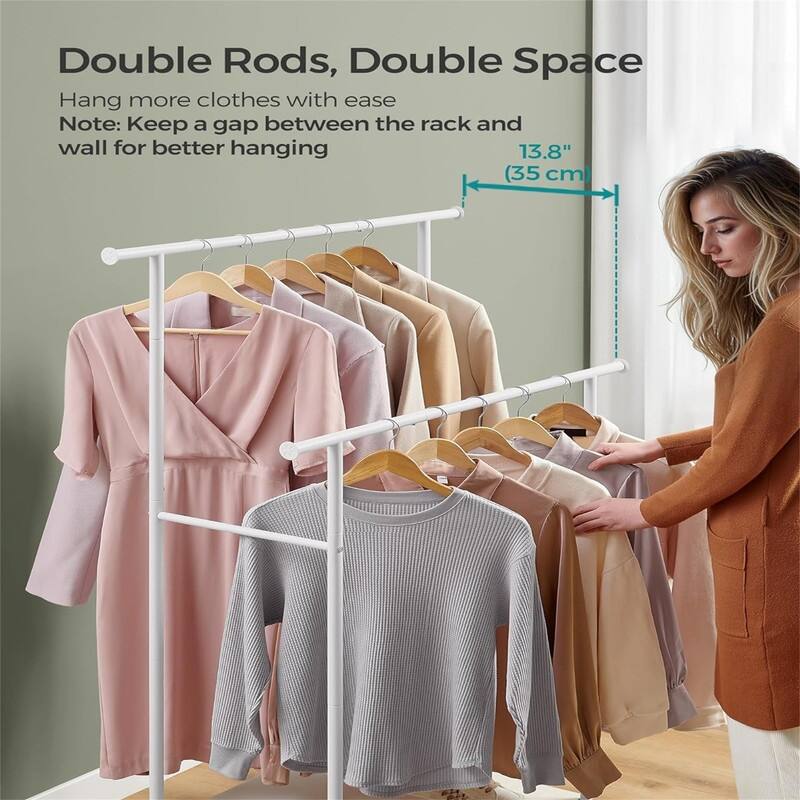 Clothes Rack with Wheels