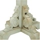 preview thumbnail 15 of 16, Gray Wood Vintage Style 12 Hook Scroll Coat Rack with Black Metal Hooks