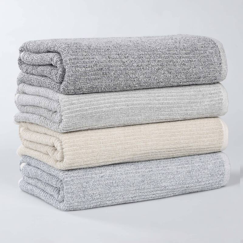 Superior Destin Viscose Cotton Blend Bath Towels, Set of 2