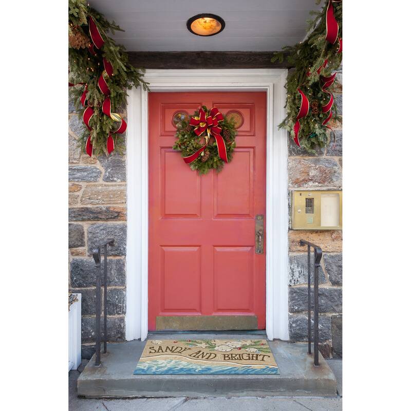 Liora Manne Frontporch Sandy & Bright Indoor/Outdoor Mat - 30" x 48" - Sand