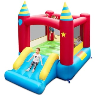 Kids Inflatable Bounce Castle Excluded Blower - 74.5" x 102.5" x 81" (L x W x H)
