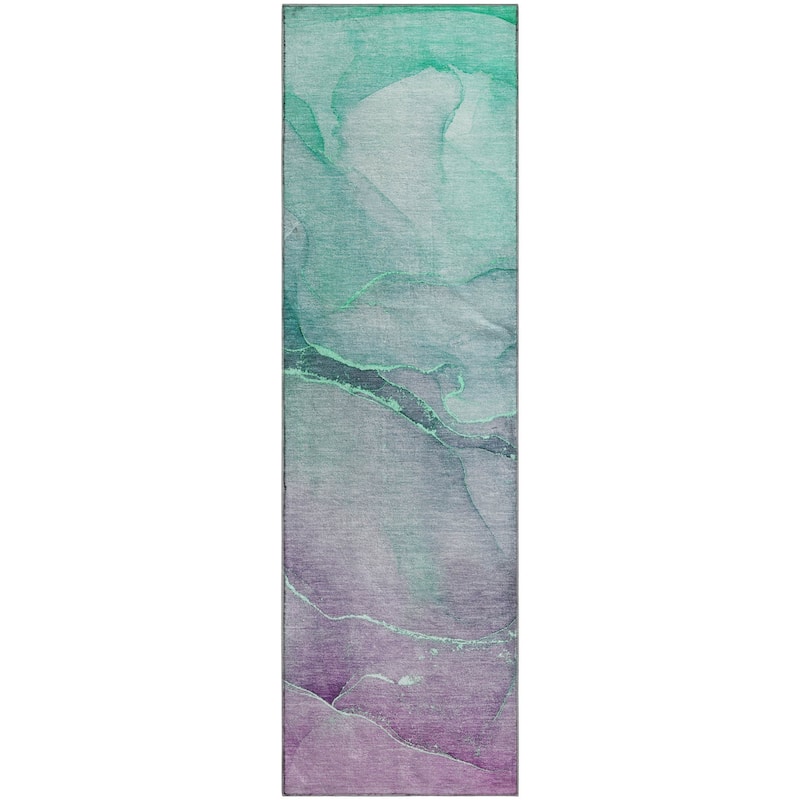 Premium Washable Super Soft Contemporary Abstract Mayfield Rug