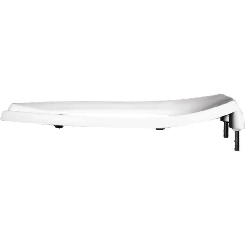 Bemis 10CT Elongated Open-Front Less Cover Commercial Plastic Toilet