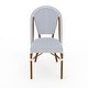 preview thumbnail 13 of 29, Martha Stewart All Weather Woven Bistro Table and Chairs Set with Aluminum Frames - 19"W x 21.75"D x 35"H