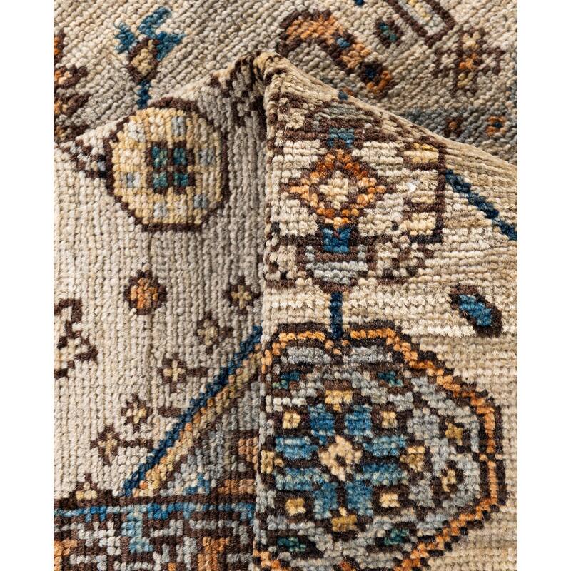 Serapi One-of-a-Kind Hand-Knotted Area Rug - Gray - 3' 11" x 5' 9"