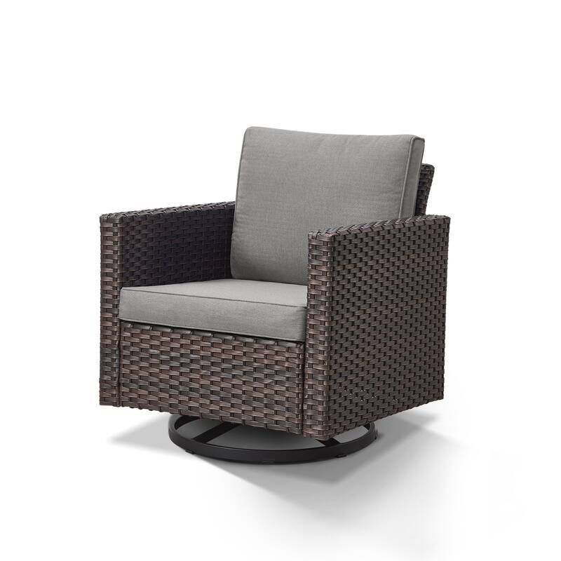 Pocassy Patio Swivel Chair with Soft Cushion
