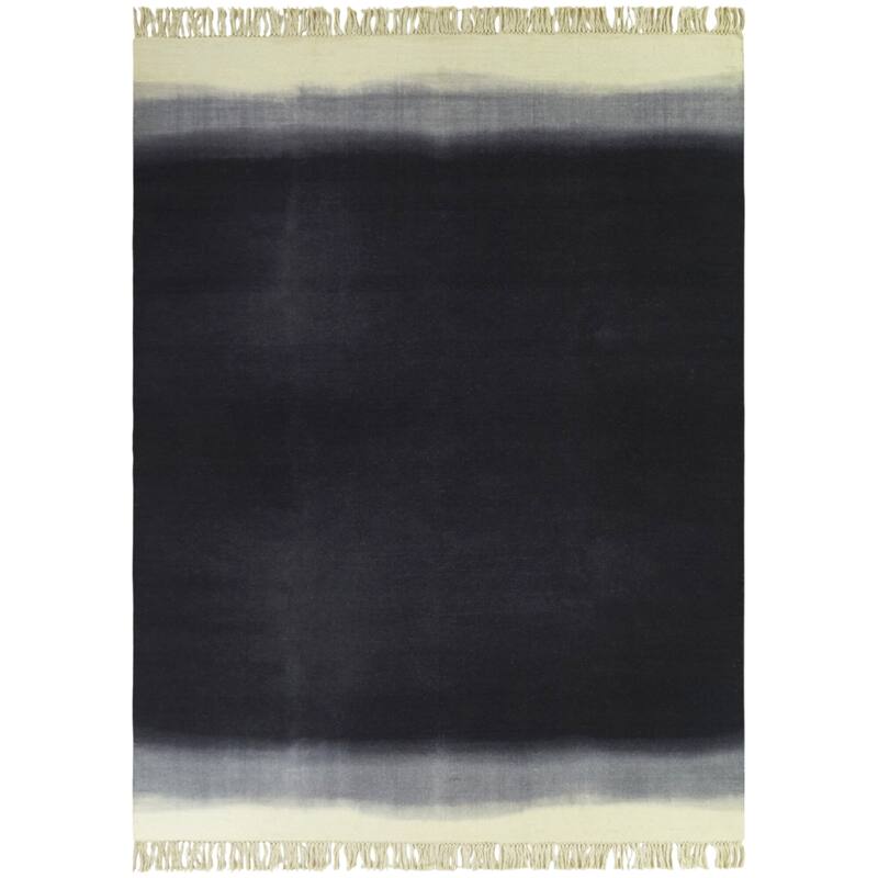 Pantano Modern Abstract Area Rug - 7'10" x 10' - Navy Blue - Rectangle