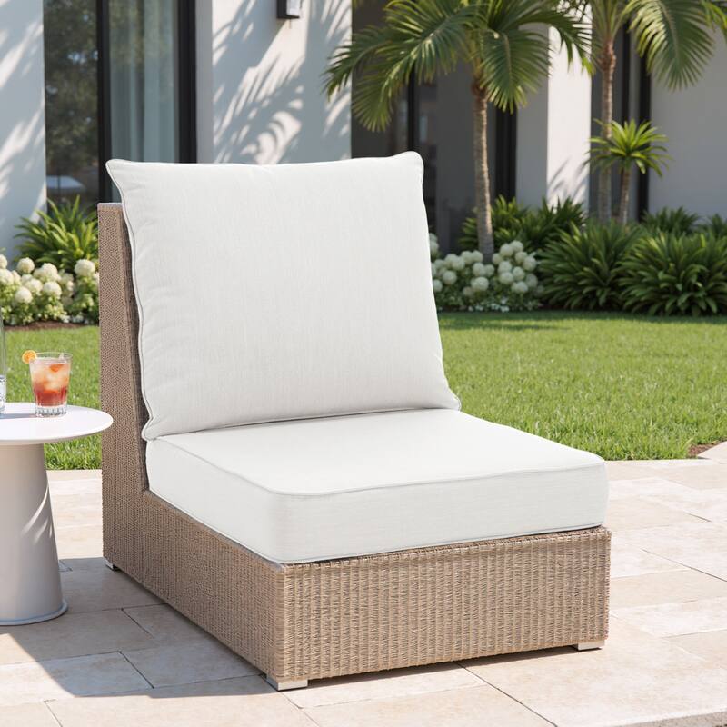 24"x23" Deep Seat Sunbrella Thick Cushion For Outdoor Club Chair,Rocking Chair