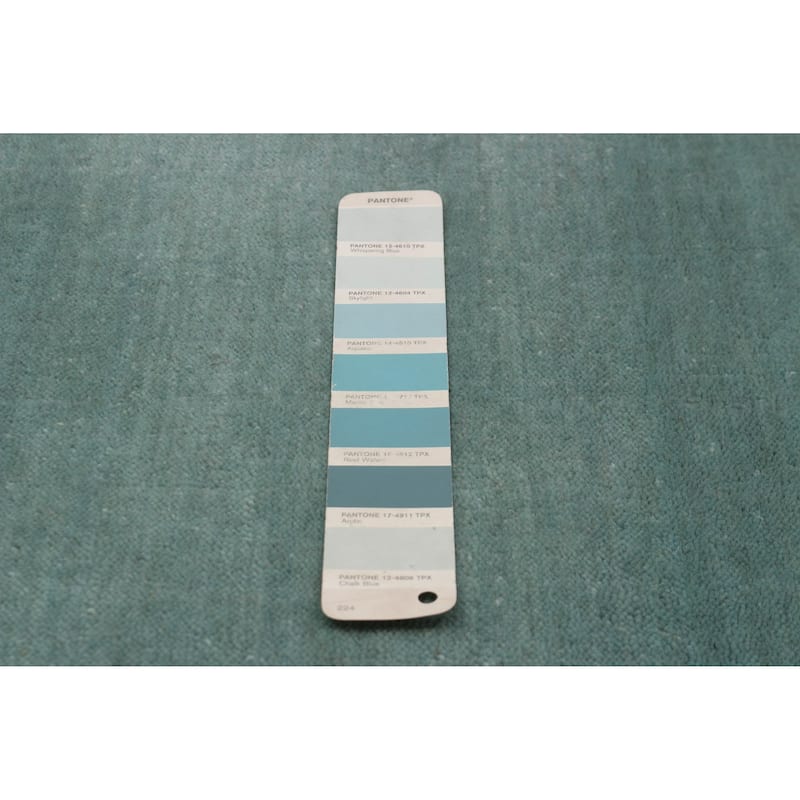 Kashkuli Gabbeh Blue Rug 4'10" x 4'10" - 4'10 x 4'10