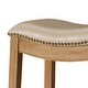 preview thumbnail 44 of 98, Maven Lane 31" Adrien Saddle Kitchen Bar Height Stool - N/A