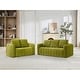 preview thumbnail 8 of 40, Oversize Uholstered Corduroy Sofa With Tufted And Wide Sofa Set 2+3 - Green