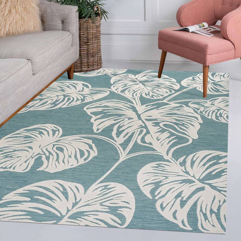 JONATHAN Y Montego Abstract Swirl Area Rug