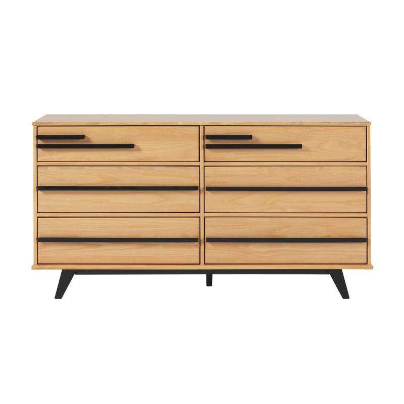 Middlebrook Designs Contemporary Solid Wood 6-Drawer Dresser