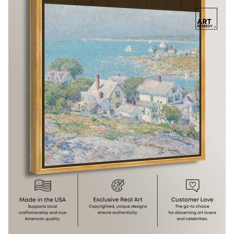 Hassam New England Headlands Canvas by Art Remedy