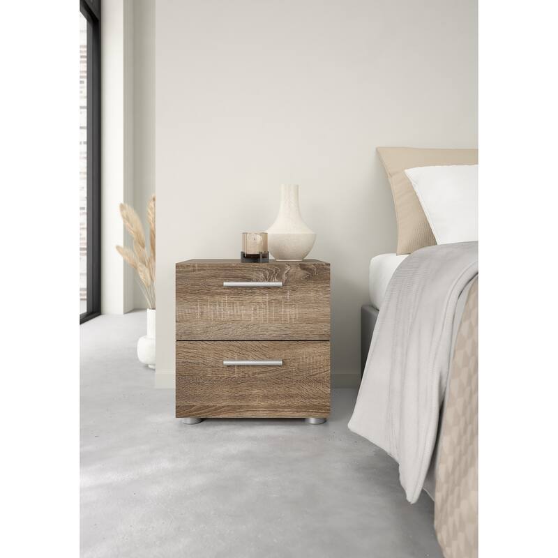 Porch & Den Angus Foiled 2-drawer Nightstand