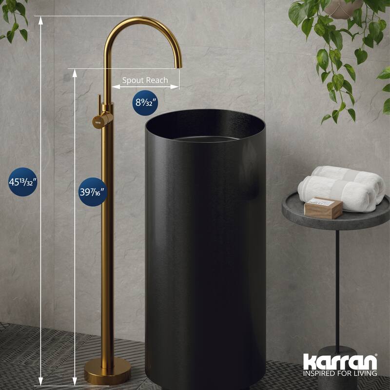 Karran Howick KBF650 Single Handle Freestanding Bathroom Faucet