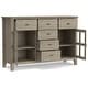 preview thumbnail 75 of 78, WYNDENHALL Stratford Solid Wood Transitional Sideboard Buffet - 54 inch Wide