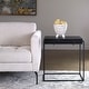 preview thumbnail 4 of 2, Uttermost 25106 Telone 22" Wide Aluminum Top Iron Side Table