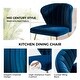 preview thumbnail 25 of 88, Barbara Contemporary Upholstered Side Chair with Small Base Set of 2 by HULALA HOME