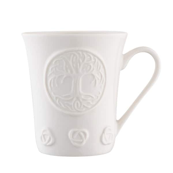 slide 1 of 1, Tree of Life Mug Pair Ivory