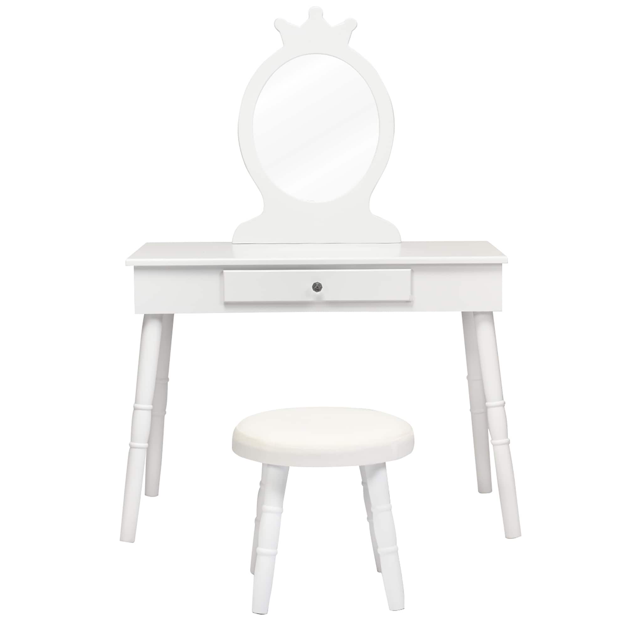 childrens wooden makeup table