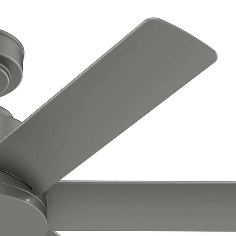 Hunter 44" Kennicott Outdoor Ceiling Fan with Wall Control, Damp Rated - Industrial, Contemporary, Transitional