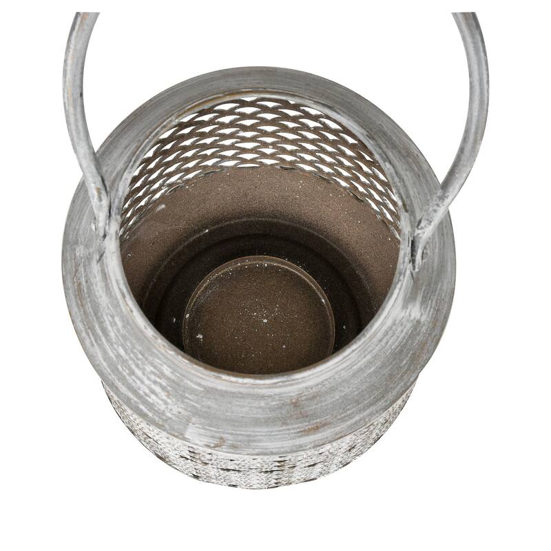 Elk Home Pennywell Aged Silver Metal 6 Inch Wide Lantern