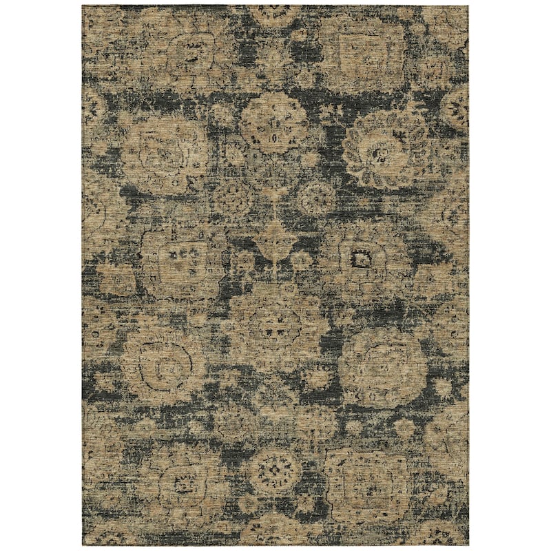 Machine Washable Indoor/ Outdoor Chantille Vintage Persian Rug