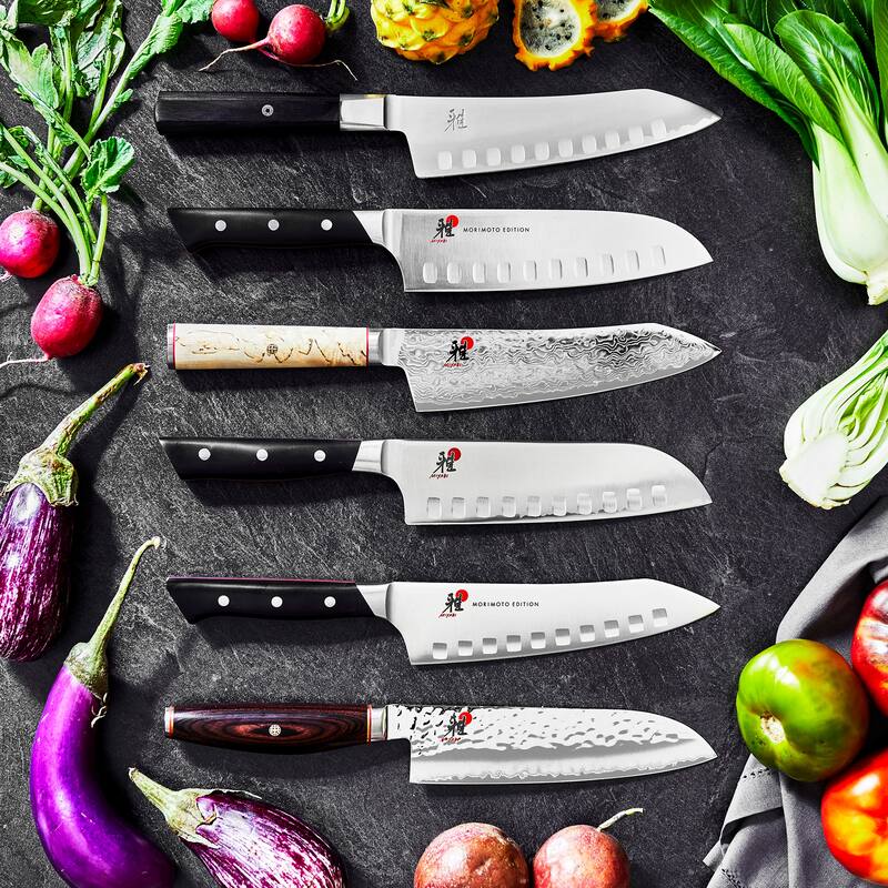 MIYABI Artisan Santoku Knife - 7-inch