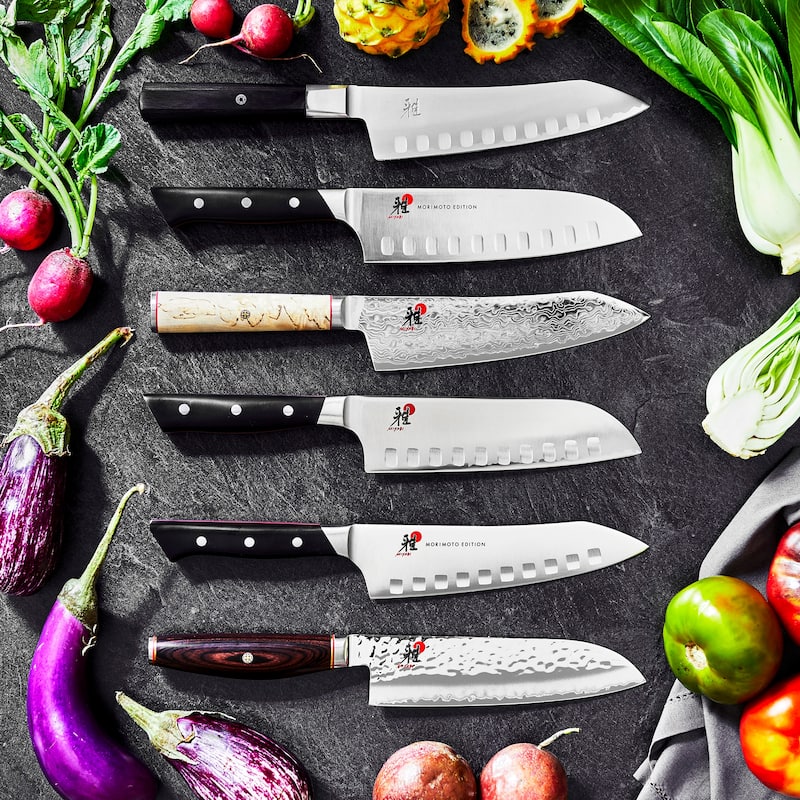 Miyabi Birchwood SG2 7-inch Rocking Santoku Knife