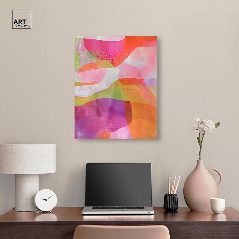 Garnet Gleam I Canvas by Art Remedy, Gallery Wrapped
