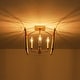 preview thumbnail 12 of 26, French Farmhouse Candle Curved Cage Ceiling Light 14.6in
