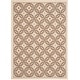 preview thumbnail 2 of 0, SAFAVIEH Veranda Indoor/ Outdoor Waterproof Patio Backyard Rug 6' x 9' - Cream/Chocolate - Rectangle