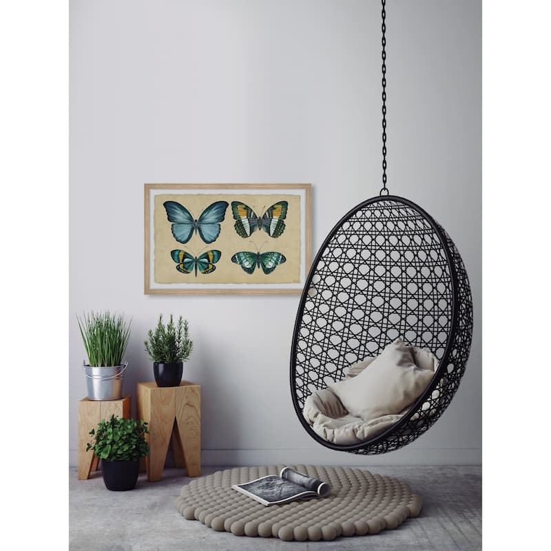 Wing Pattern Framed Print