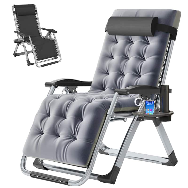 DoCred Zero Gravity Chair, Folding Adjustable Patio Lounge Chair