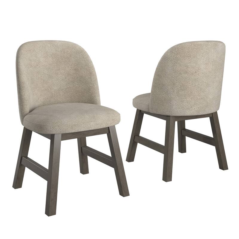 Harstad 60" Wood Finish Parson Dining Set by iNSPIRE Q Modern
