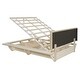 preview thumbnail 52 of 58, Velvet Platform Bed with LED Lighting and Storage, Queen Size