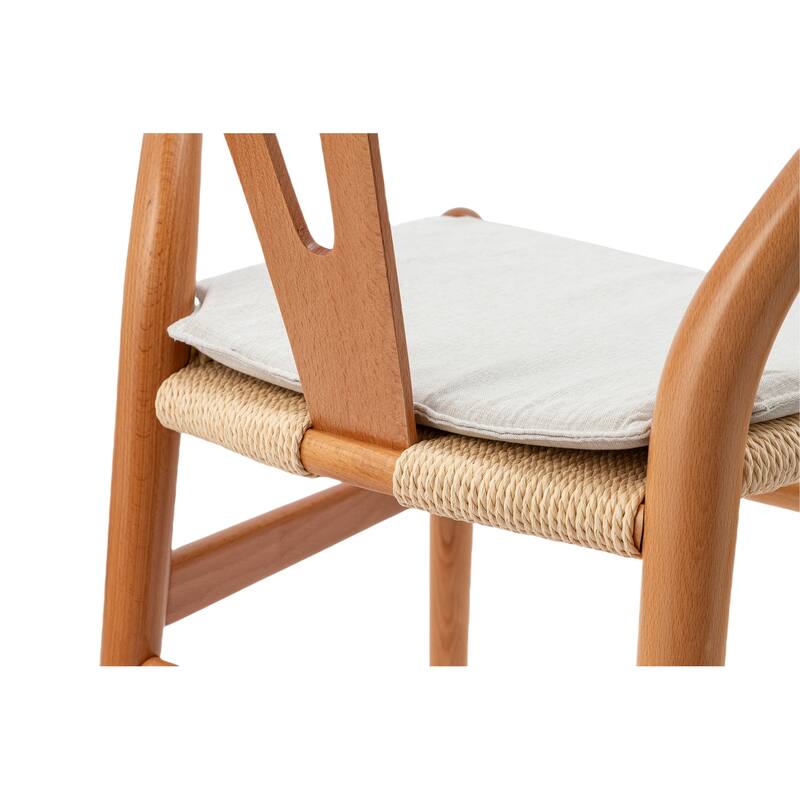 Dining Chairs for Dining Room,Soild Wood Weave Dining Chair,Armchair,Fully Assembled,Set of 2