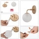preview thumbnail 15 of 25, Siya Modern 3/2/1 Frosted Glass Bathroom Vanity Lights Romantic Gold Statement Wall Sconces