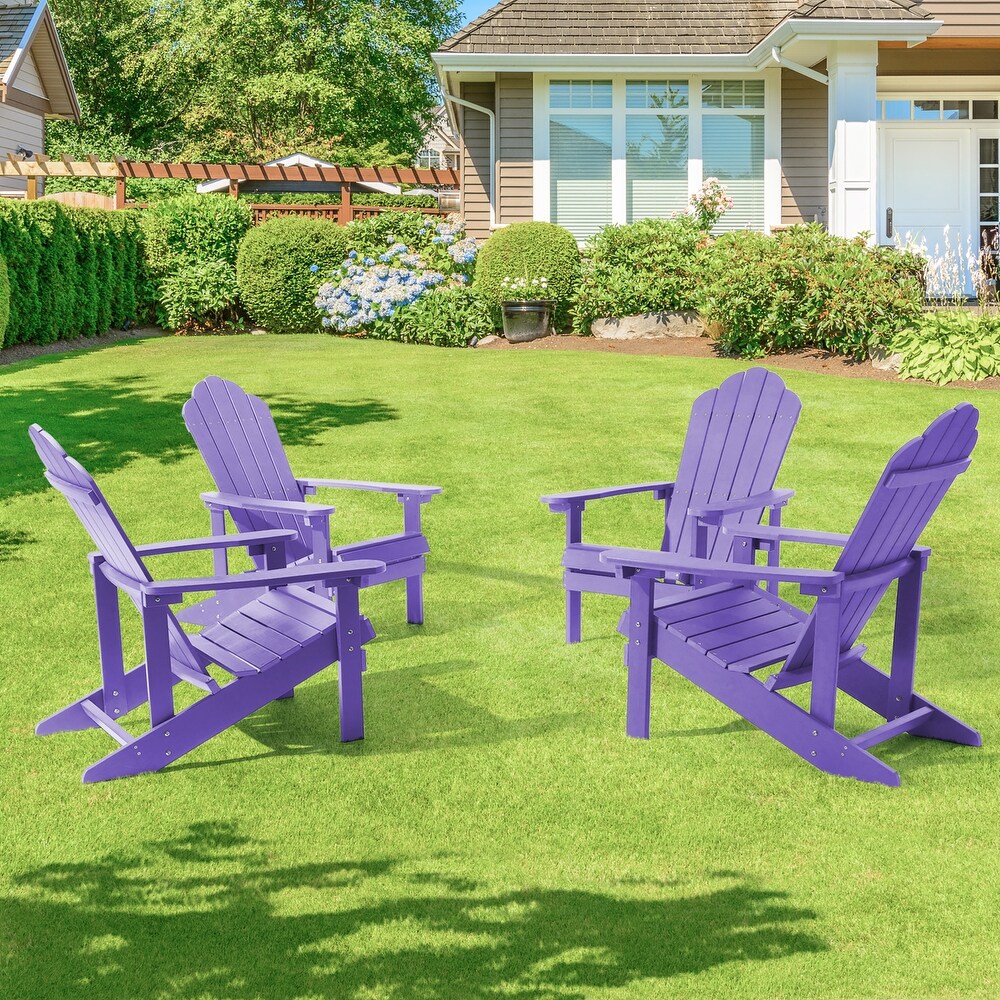 Purple plastic shop adirondack chairs